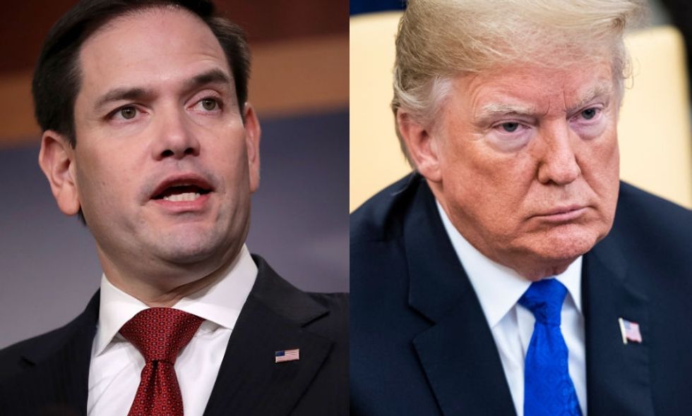 Marco Rubio Just Savagely Trolled Donald Trump With a Retweet of Russia's Response to Trump's Decision to Pull Troops Out of Syria, and We're Gonna Need More Popcorn
