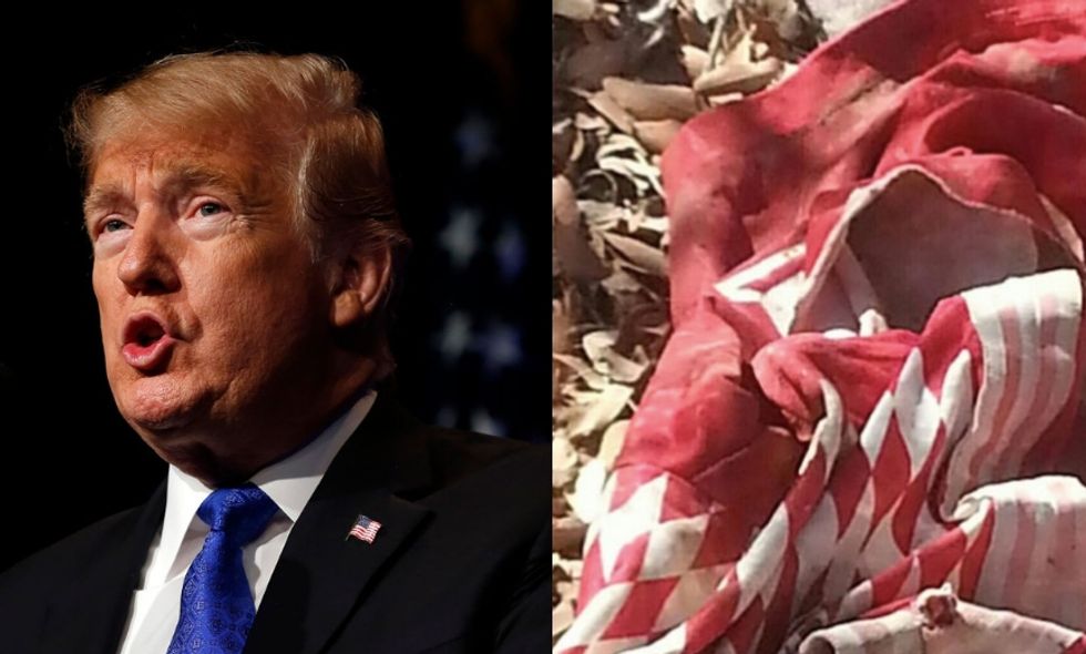 Donald Trump Just Tweeted a Rancher's Claim That They've Found Muslim Prayer Rugs Near the Border, and a Twitter Sleuth Has a Compelling Theory
