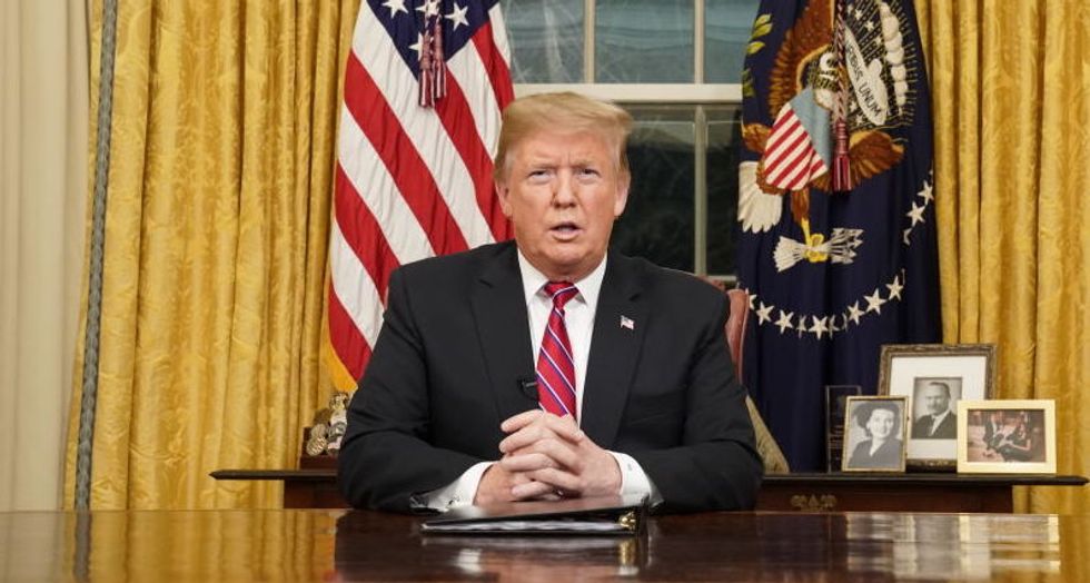 New Poll Shows What an Utter Fail Donald Trump's Oval Office Speech Was Last Week