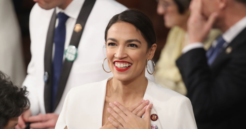 Trump Supporters Left a Sign Outside Alexandria Ocasio-Cortez's Office Supporting Her, and AOC's Response Is All of Us