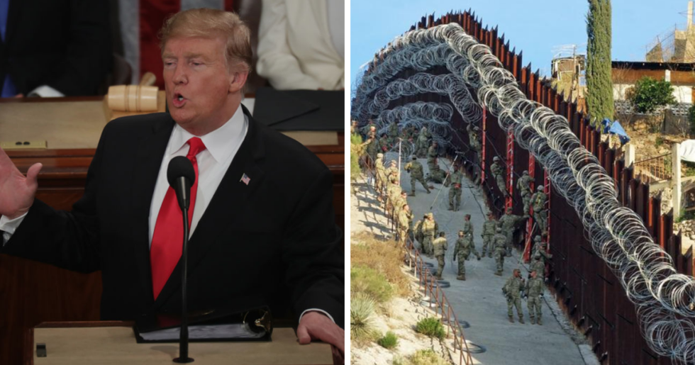 Arizona Border City Is Demanding the U.S. Government Remove the Barbed Wire They Just Installed on The Border Wall in Town Or They'll Sue