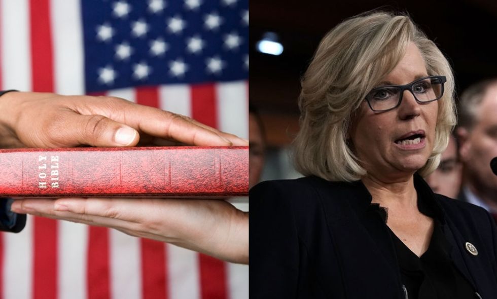 Democrats Are Planning to Strike 'God' From a Congressional Committee Oath, and Liz Cheney's Response Was So Predictable It Hurts