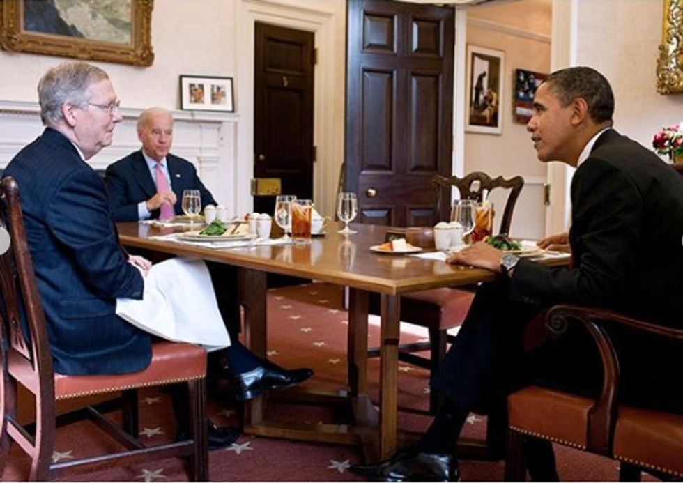 pete souza and dining room
