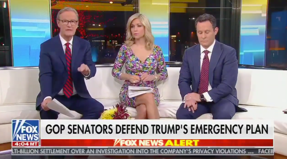 People Can't Even With 'Fox and Friends' Host's Questionable Defense of Trump's National Emergency Declaration