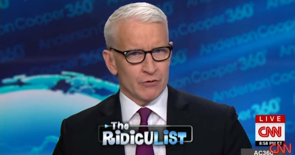Anderson Cooper Mocked Donald Trump for the Absurdly Skewed Poll His Campaign Sent Supporters, and Now Cooper Has a Poll Question of His Own