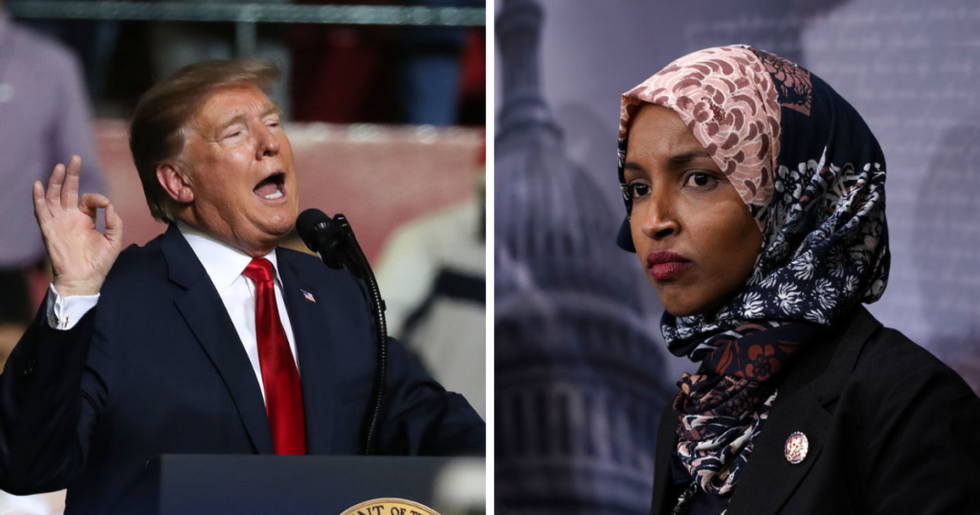 Rep. Ilhan Omar Had the Perfect Response After Donald Trump Called on Her to Step Down in the Wake of Her Controversial Tweets