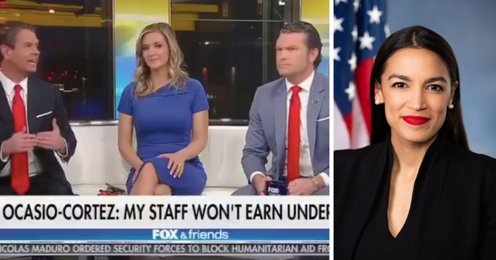 Fox News Went After Alexandria Ocasio-Cortez for Insisting on a Living Wage for Her Office Staff, of Course, and AOC Just Clapped Back