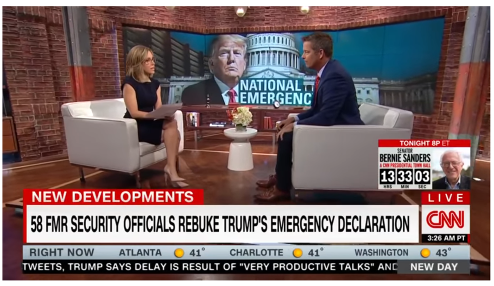 CNN Host's Questioning About Trump's National Emergency Declaration Left This GOP Congressman Stammering