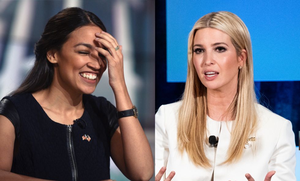 Ivanka Trump Just Tried Going After the Green New Deal With an Extremely Ironic Take, and AOC Just Called Her Out