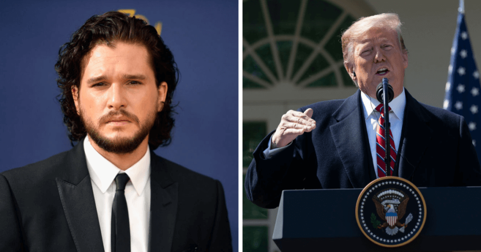 Kit Harington Just Used the Most Disturbing 'Game of Thrones' Metaphor to Describe Donald Trump's Presidency, and It's So True It Hurts