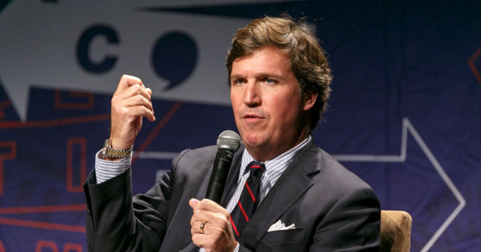 Tucker Carlson Just Made the Most Bonkers Excuse for Donald Trump's Cozy Relationship With Kim Jong Un, and People Arre Dragging Him Hard