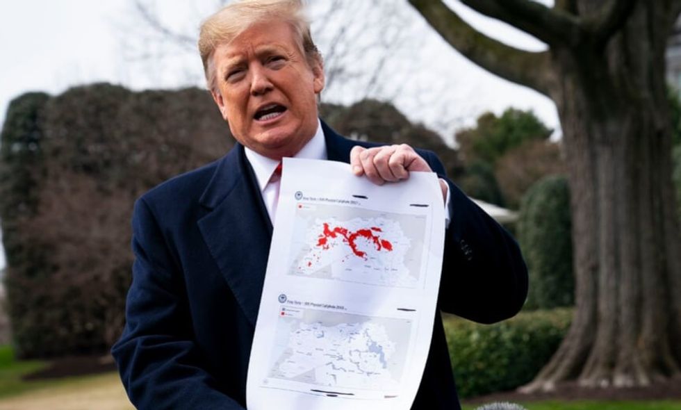 After Donald Trump Held Up a Map of Syria for Reporters, Twitter Had a Field Day Mocking Him With the Most On-Point Memes