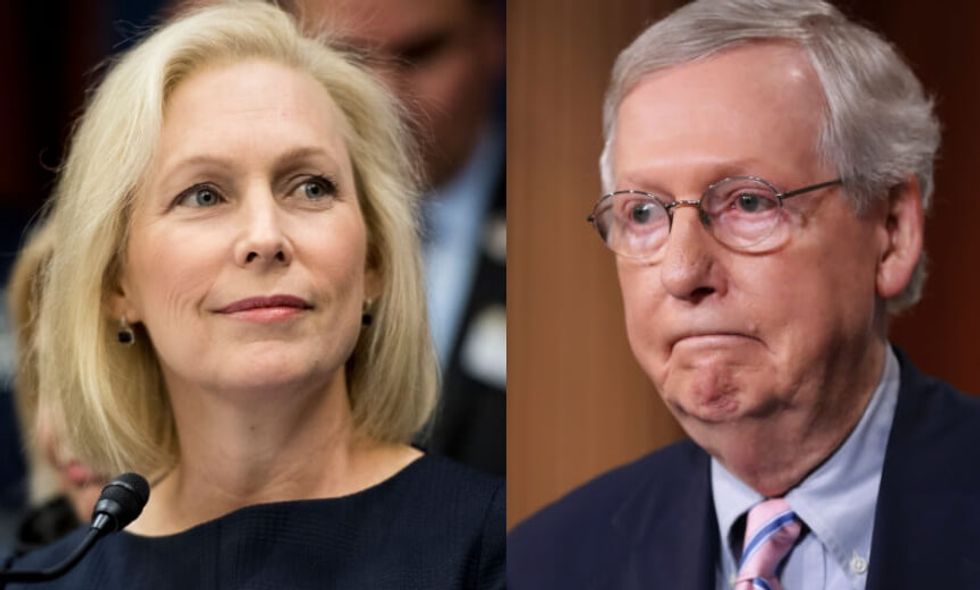 Kirsten Gillibrand Just Said What We're All Thinking to Mitch McConnell After He Blocked a Measure to Make the Mueller Report Public