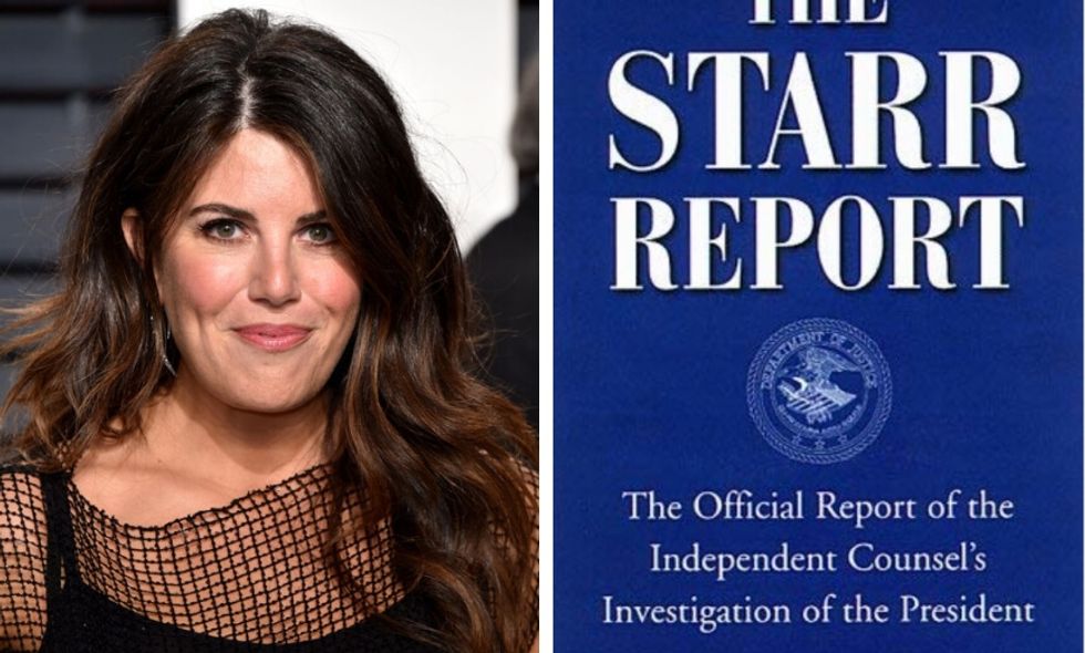 Someone Asked What If the Starr Report Had Been Given to Clinton's Attorney General to Summarize, and Monica Lewinsky Just Had the Most Relatable Response