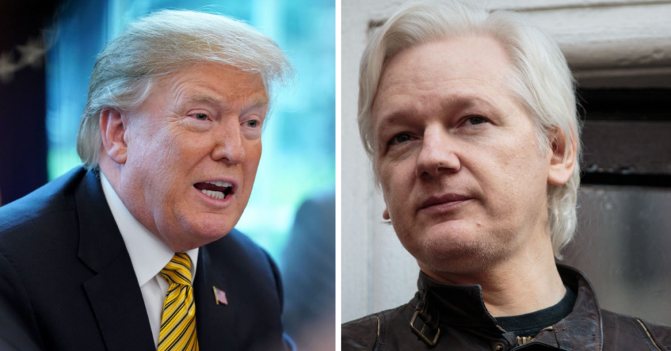Donald Trump Just Did a Total 180 on Wikileaks After Julian Assange's Arrest, and People Can't Stop Reminding Trump of What He Said in 2016