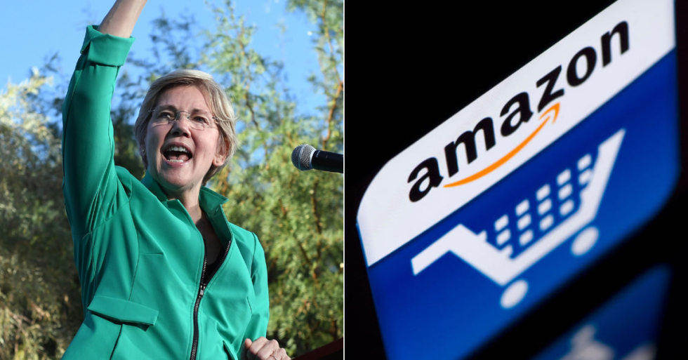 Elizabeth Warren Said that Amazon Doesn't Pay Its Fair Share in Taxes and the Company's Response Totally Proves Her Point