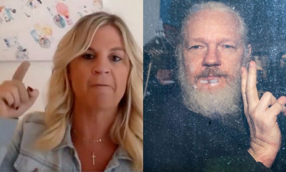 A QAnon Conspiracy Theorist Just Explained Why She's Overjoyed About Julian Assange's Arrest and, Yeah, It's as Bonkers as You'd Expect