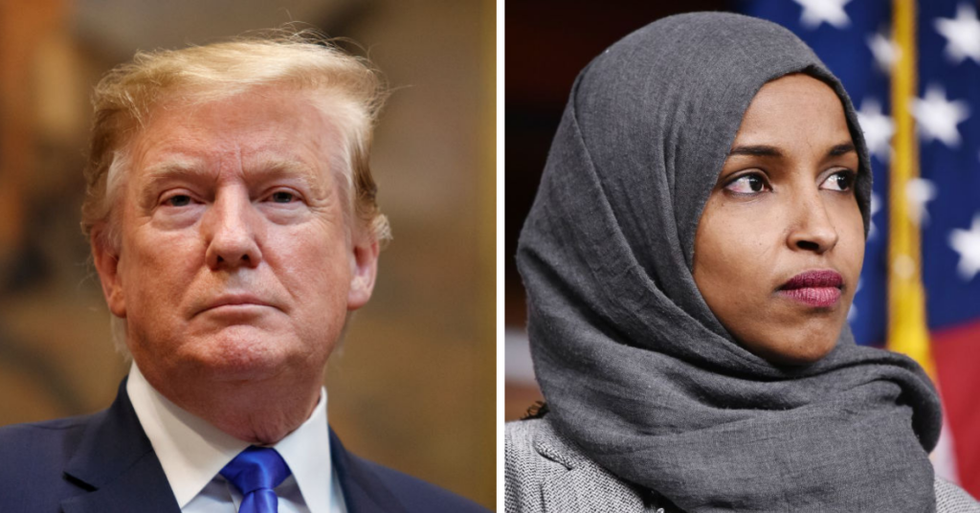 Rep. Ilhan Omar Calls on Twitter to Take Action Against Donald Trump's Twitter Account After He Retweets Defamatory Video of Her