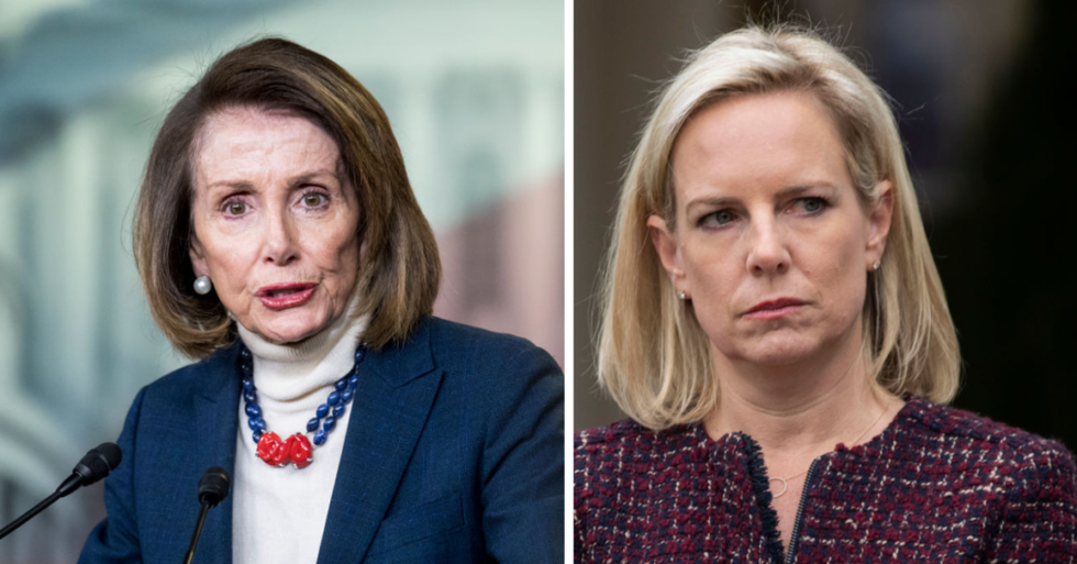 Nancy Pelosi Just Said What We're All Thinking About Kirstjen Nielsen's Resignation as Donald Trump's Homeland Security Secretary