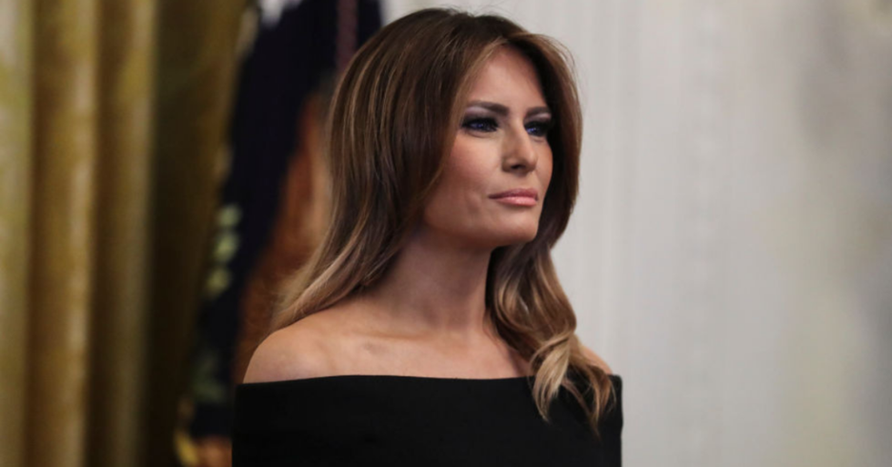 The White House Just Posted the Most Awkward Photo of Melania for Her Birthday, and It Actually Sums Up Her Life in The White House Perfectly