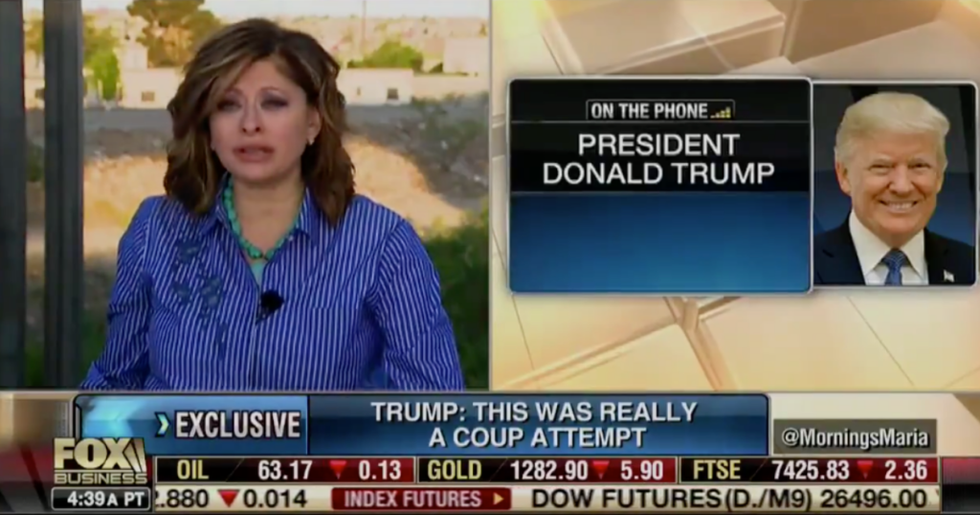 Fox Business Host Kept Trying to End Her Interview With Donald Trump and It Got Painfully Awkward