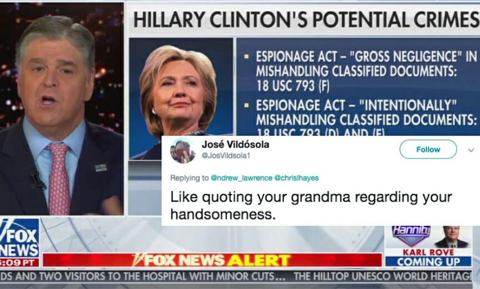 The Questionable Sourcing on This Fox News Graphic About 'Hillary Clinton's Potential Crimes' Is So On Brand It Hurts