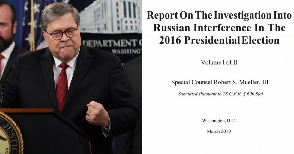 We Now Know the Full Sentence of a Crucial Quote From William Barr's Summary of the Mueller Report and We Can See Why Barr Cut It