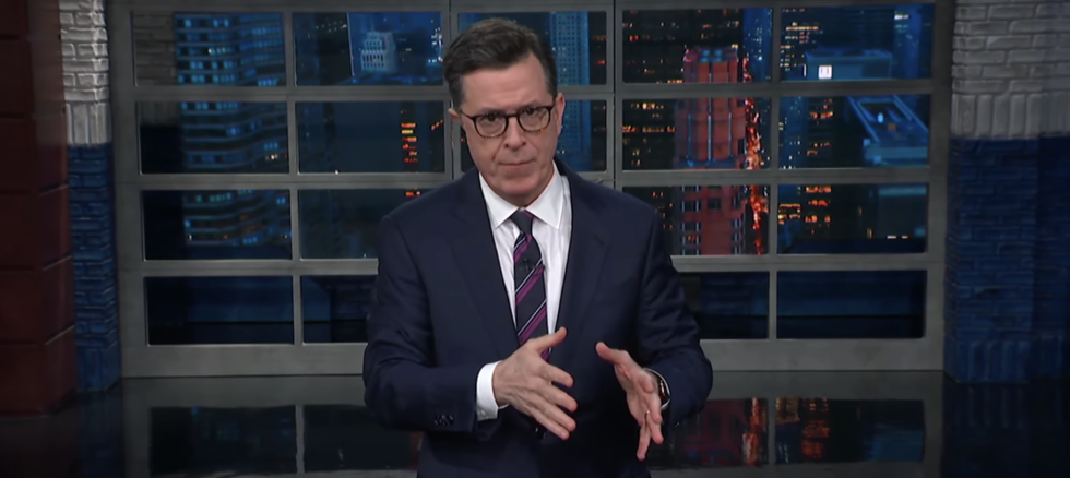Stephen Colbert Just Said What We're All Thinking About That Part in the Mueller Report Where Donald Trump Cried 'I'm F****d'