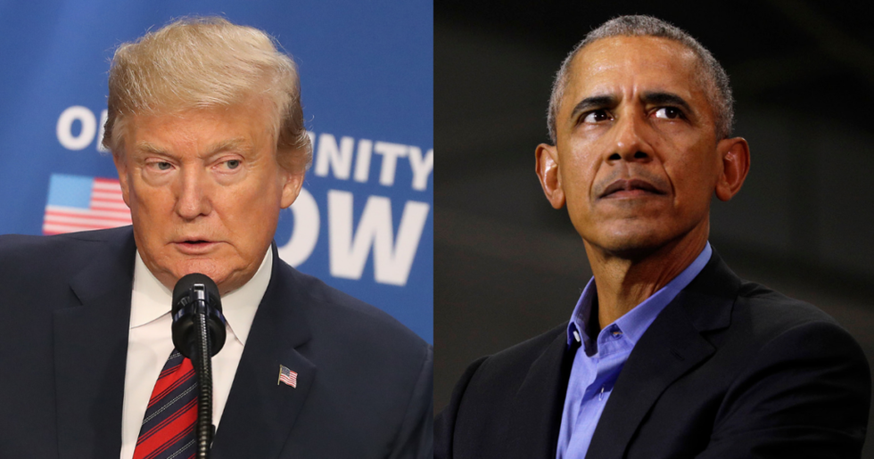 Donald Trump Just Tried to Blame Barack Obama for 'Anything the Russians Did' in 2016, and People Can't Even