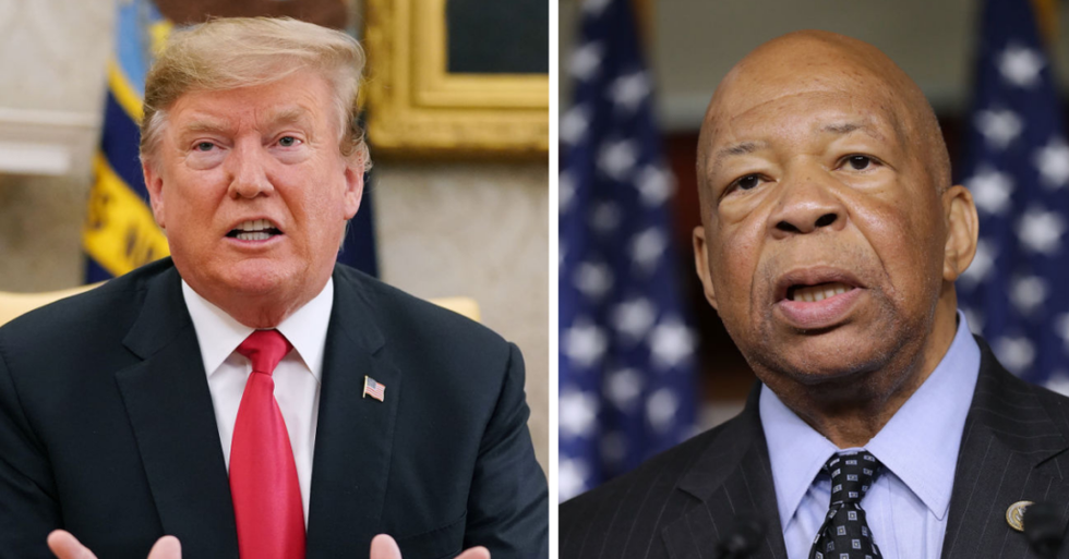 Donald Trump Just Gloated that Elijah Cummings's Baltimore Home Was Robbed and It's a New Low Even for Him