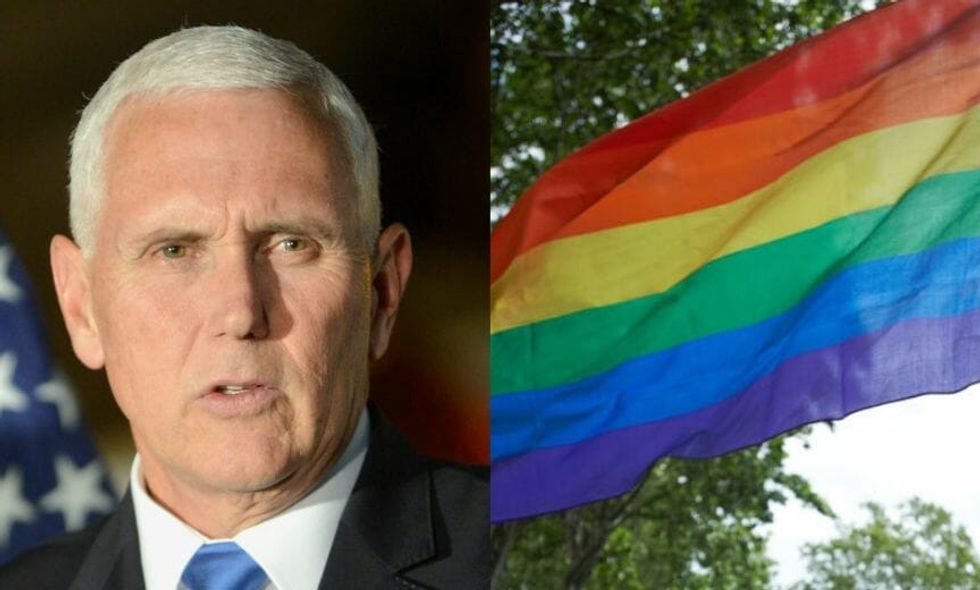 Mike Pence Just Defended Trump's Policy Not to Allow U.S. Embassies Abroad to Fly the Pride Flag, Because of Course He Did