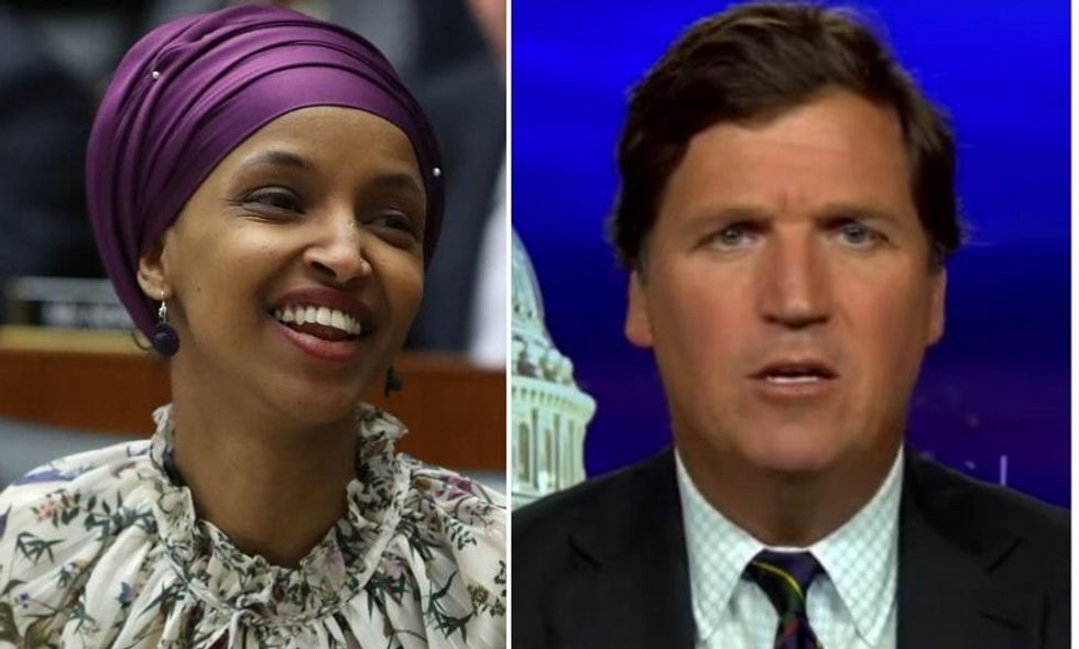 Tucker Carlson Went on a Racist Rant About Rep. Ilhan Omar, and Omar Just Perfectly Shut Him Down