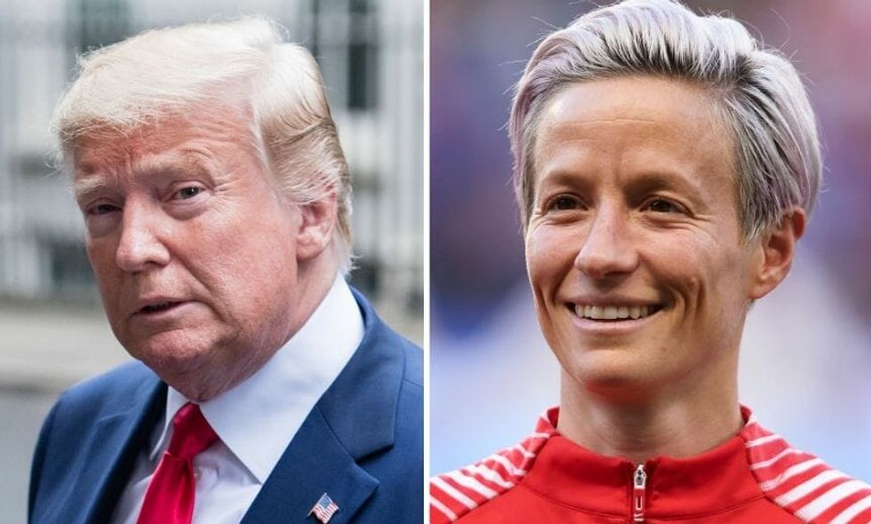 Donald Trump Tagged the Wrong Megan Rapinoe in Unhinged Twitter Rant and the Results Were Hilarious