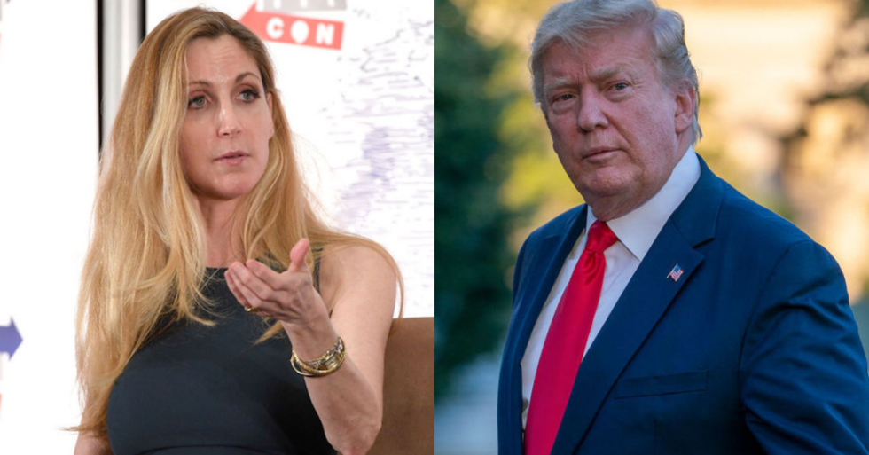 Ann Coulter Just Threw Major Shade at Donald Trump after Drudge Report Called Him Out for Failure to Build the Wall