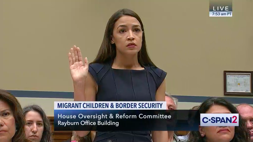 People Are Freaking Out That AOC Asked to Be Sworn in for Testimony About Migrant Detention Center Conditions, and AOC Just Responded
