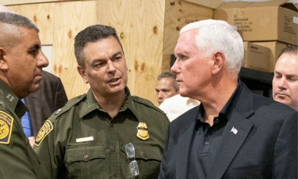 Mike Pence Claimed Customs and Border Patrol Provides 'Humane and Compassionate Care' to Migrants, Horrific Photos Say Otherwise