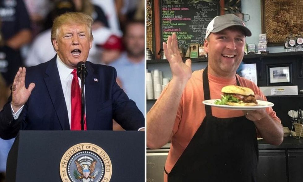 Local Restaurant Perfectly Trolled Donald Trump During His North Carolina Rally, and People Were So Here For It