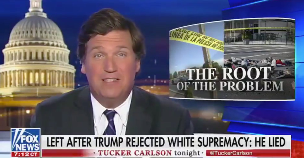 Tucker Carlson Just Claimed White Supremacy Is a 'Hoax' and People Are Clapping Back With the Same On Point Response
