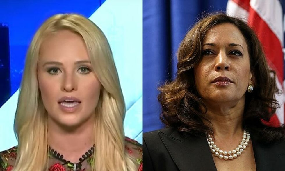 Women of Fox News are Calling Out Tomi Lahren for a 'Disgusting' Tweet about Kamala Harris and the Internet Is So Here for It