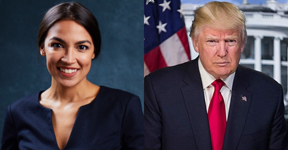 AOC Explains How Donald Trump Uses Racist Policies to Serve as 'Cover' for His 'Con' Against the American People