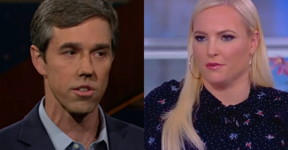 Beto O'Rourke Accuses Meghan McCain of Giving People 'Permission to Be Violent' If His AR-15 Buy Back Program Is Implemented