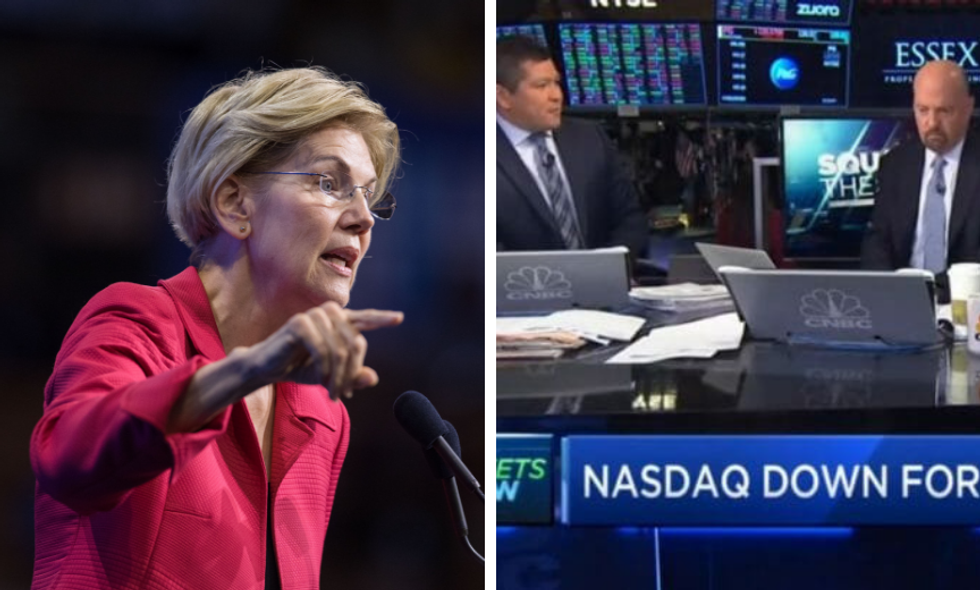 Elizabeth Warren Responds to CNBC Panel Discussing How Fearful CEOs Are of Warren Winning in 2020
