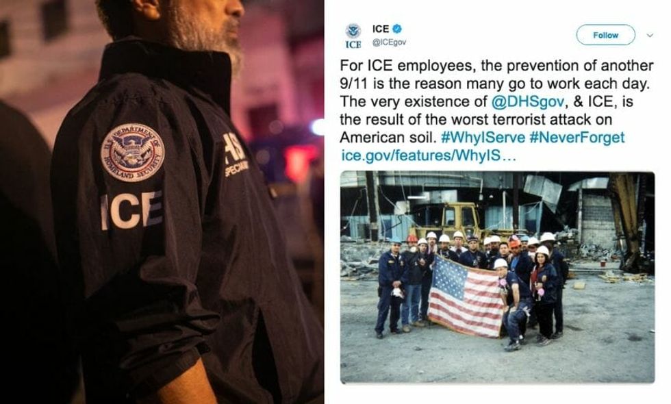 ICE Faces Backlash For Saying the 'Prevention of Another 9/11' Is the Reason Their Employees 'Go to Work Each Day'