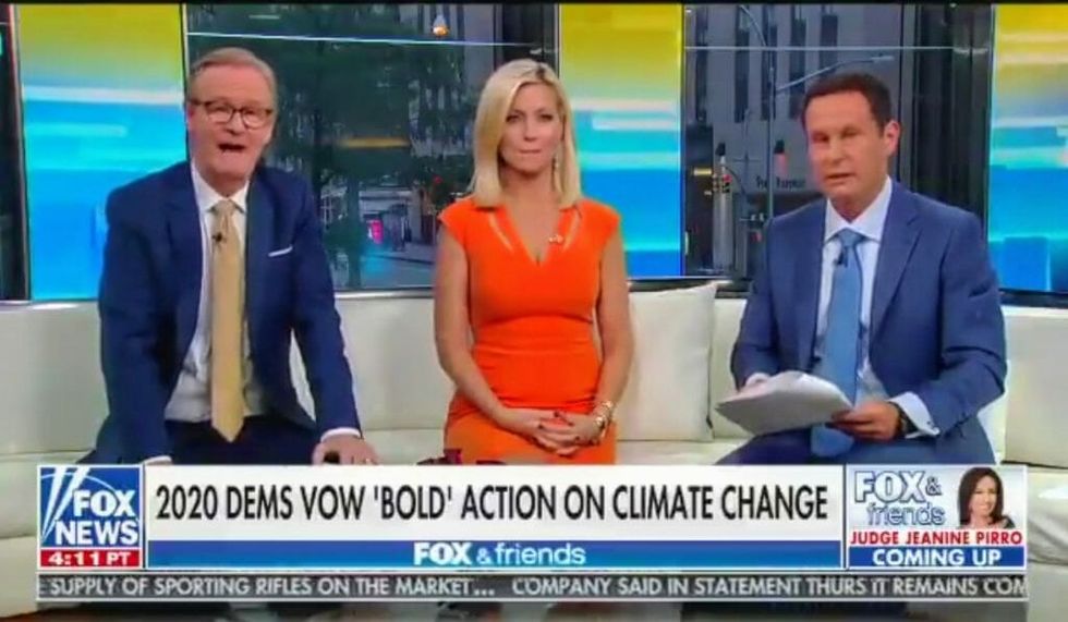'Fox and Friends' Went From Mocking the Climate Strike to Reporting on Catastrophic Weather in Under Two Minutes in the Ultimate Self-Own