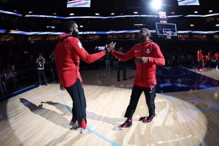 James Harden and Chris Paul