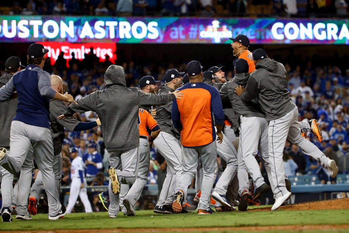 Astros win the World Series.