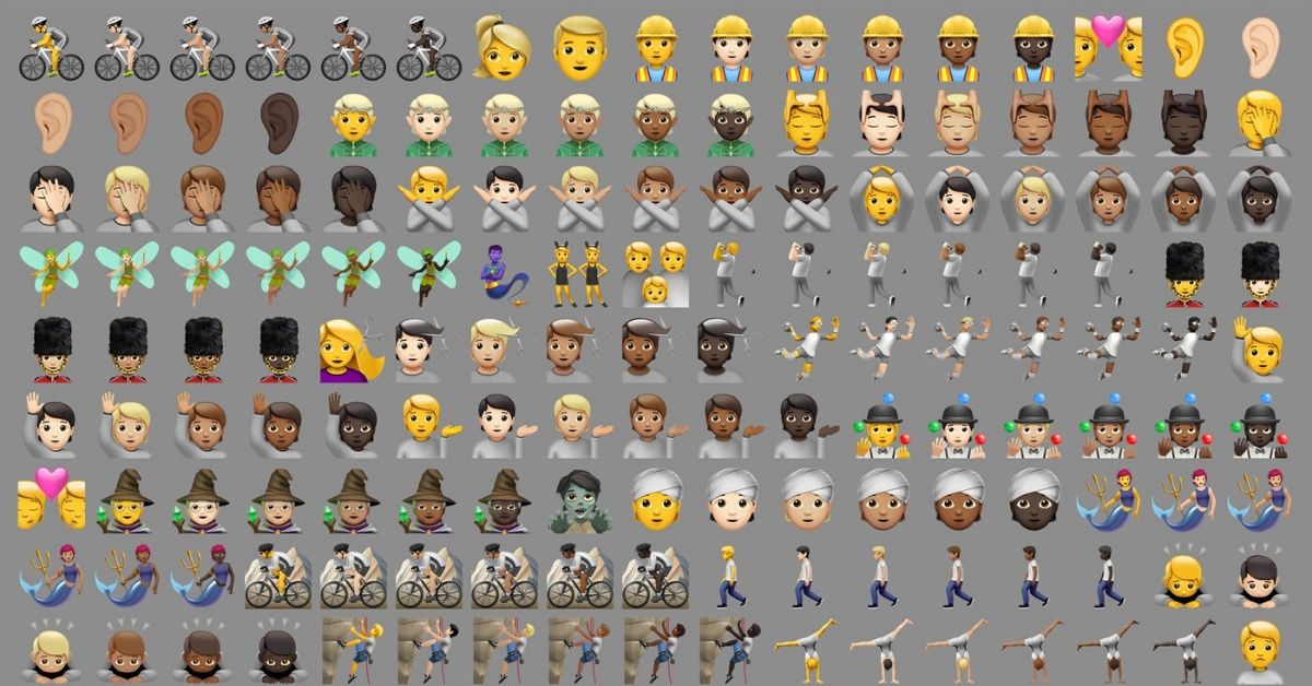 Apple Rolls Out Nearly 400 New Emojis With Latest iOS Update, Including Gender-Neutral Options