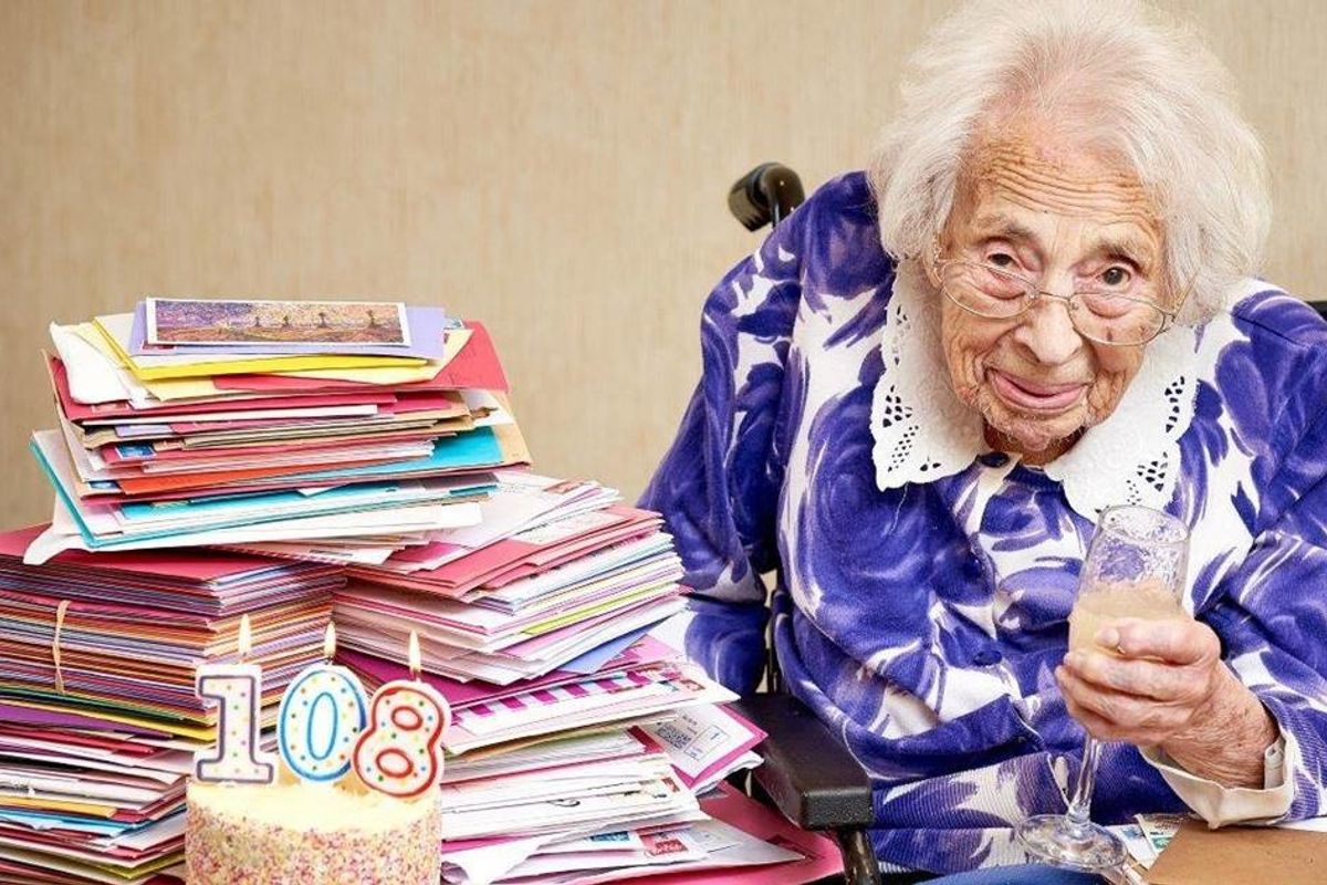 108-year-old woman credits her longevity to one thing: champagne