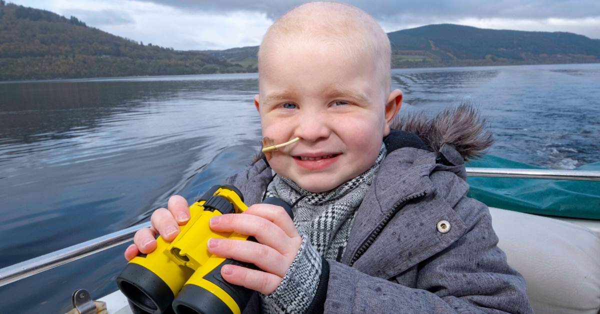 Charity Steps Up Big To Fulfill Boy With Leukemia's Wish To See The Loch Ness Monster
