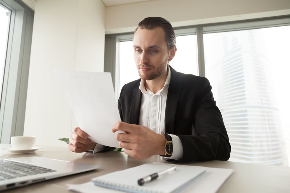 Hiring manager has noticed a good resume by a job candidate